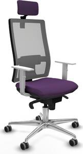 Sedia da ufficio Piqueras y Crespo, modello 4B086G2, colore lilla