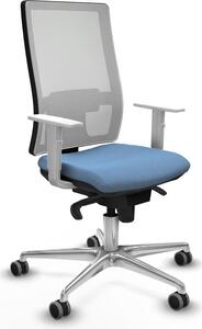 Sedia da ufficio Piqueras y Crespo, modello 4B086G0, colore blu cielo