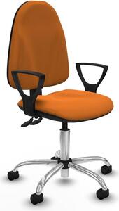 Sedia da ufficio Piqueras y Crespo modello BFN05RN, colore arancione