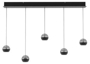 Steinhauer Exclusive - lampada a sospensione - BELLUNO - nero - vetro metallo - lampada di design - LED - 4586ZW