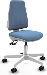 Sedia da ufficio Piqueras y Crespo, modello B00026N, colore blu cielo