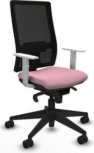 Sedia da ufficio Piqueras y Crespo, modello 4B066N0, colore rosa