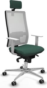 Sedia da ufficio Piqueras y Crespo, modello 4B086G2, colore verde