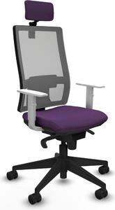 Sedia da ufficio Piqueras y Crespo, modello 4B066N2, colore lilla