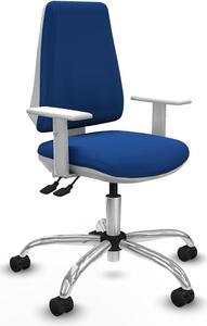 Sedia da ufficio Piqueras y Crespo modello B5B056N, colore blu