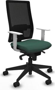 Sedia da ufficio Piqueras y Crespo, modello 4B066N0, colore verde