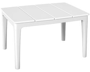 Outsunny Tavolino da Caffè da Giardino, 70 x 53 x 39 cm, Bianco Crema | Aosom Italy