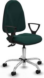 Sedia da ufficio Piqueras y Crespo, modello BFN05RN, colore verde