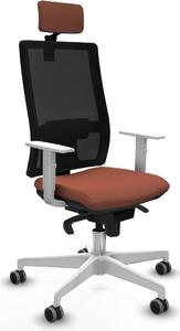 Sedia da ufficio Piqueras y Crespo, modello 4B026G2, colore marrone