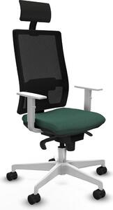 Sedia da ufficio Piqueras y Crespo, modello 4B026N1, colore verde