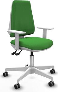 Sedia da ufficio Piqueras y Crespo, modello B5B026G, colore verde