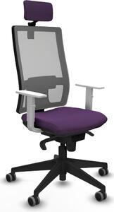 Sedia da ufficio Piqueras y Crespo, modello 4B066G2, colore lilla