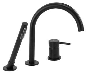 Rubinetto per Vasca a 3 Fori Rea Lungo Black