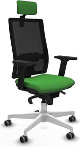 Sedia da ufficio Piqueras y Crespo modello 2D026G2, colore verde