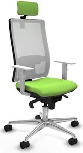 Sedia da ufficio Piqueras y Crespo, modello 4B086N2, colore pistacchio