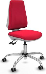 Sedia da ufficio Piqueras y Crespo, modello B00056G, colore rosso