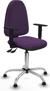 Sedia da ufficio Piqueras y Crespo modello B1D05RT, colore lilla