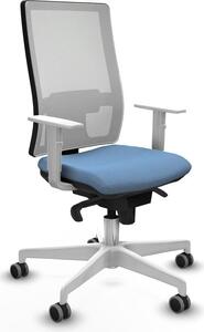 Sedia da ufficio Piqueras y Crespo, modello 4B026G0, colore blu cielo