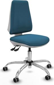 Sedia da ufficio Piqueras y Crespo, modello B00056G, colore verde petrolio