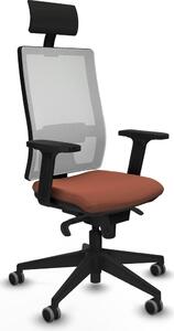 Sedia da ufficio Piqueras y Crespo 2D066G1, colore marrone