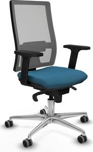Sedia da ufficio Horna Piqueras y Crespo, modello 2D086G0, colore verde petrolio