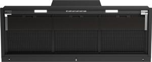 Airforce Cappa Cucina Aspirante Sottopensile Incasso Larghezza 90 cm Profondit 35 cm Classe A colore Nero - CCF3009530 F300 BL/A/90