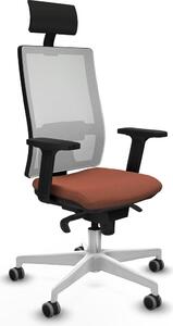 Sedia da ufficio Piqueras y Crespo 2D026G1, colore marrone