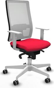 Sedia da ufficio Piqueras y Crespo, modello 4B026G0, colore rosso