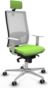 Sedia da ufficio Piqueras y Crespo, modello 4B086G2, colore pistacchio