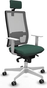Sedia da ufficio Piqueras y Crespo, modello 4B026G2, colore verde