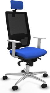 Sedia da ufficio Piqueras y Crespo, modello 4B086N2, colore blu
