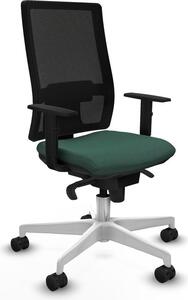 Sedia da ufficio Piqueras y Crespo, modello 1D026N0, colore verde