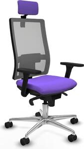 Sedia da ufficio Piqueras y Crespo, modello 3D086N2, colore lilla