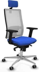 Sedia da ufficio Piqueras y Crespo 2D086G2, colore blu
