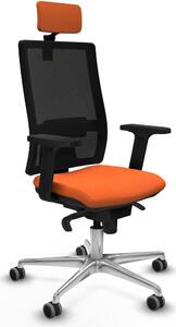 Sedia da ufficio Piqueras y Crespo 2D086G2, colore arancione