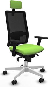 Sedia da ufficio Piqueras y Crespo modello 3D026N2, colore pistacchio