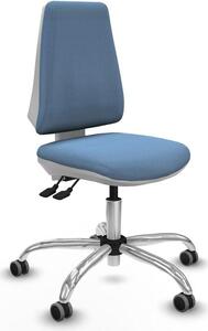 Sedia da ufficio Piqueras y Crespo, modello B00056G, colore blu cielo