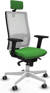Sedia da ufficio Piqueras y Crespo modello 2D026G2, colore verde