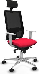 Sedia da ufficio Piqueras y Crespo, modello 4B086N1, colore rosso