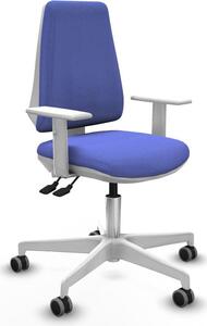 Sedia da ufficio Piqueras y Crespo, modello B5B026G, colore azzurro chiaro