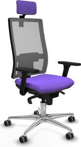 Sedia da ufficio Piqueras y Crespo, modello 3D086G2, colore lilla