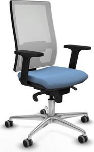 Sedia da ufficio Piqueras y Crespo 2D086G0, colore azzurro cielo