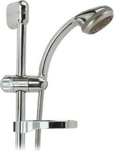 Idro Trade Saliscendi Doccetta 5 Getti Jet Abs Cromato Tubo mm 25 + Flexcm 150 + D.mm 90