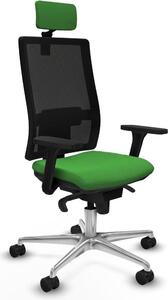 Sedia da ufficio Piqueras y Crespo, modello 3D086N2, colore verde