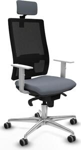 Sedia da ufficio Piqueras y Crespo, modello 4B086G2, colore grigio