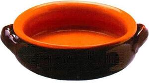 Coli Tegame Basso in Terracotta 2 Manici Utilizzabile in Forno cm 25 - Bruna
