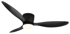 GLOBO LIGHTING Ventilatore da Soffitto con Telecomando con Luce Lampadario Ventilatore 3 Pale Diametro 131.5 cm colore Nero - 03666S
