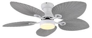 GLOBO LIGHTING Ventilatore da Soffitto con Telecomando con Luce Lampadario Ventilatore 5 Pale Diametro 107 cm colore Bianco - 03672W