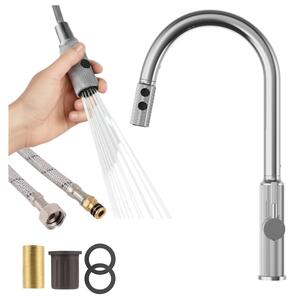 Granitan - Rubinetto da cucina - Rubinetto per lavello - modello alto - cromato - Rubinetto da cucina - LUNA