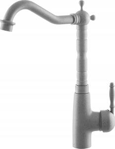 Granitan - Rubinetto da cucina - Rubinetto per lavello - Orientabile a 360° - Cartuccia in Vetroceramica - Grigio - Ottone - RETRO